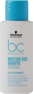Hydratačný šampón Schwarzkopf Professional BC Bonacure Moisture Kick Shampoo - 50 ml (2709233)