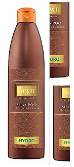 Hydratačný šampón Subrina Argan Hydro Shampoo - 500 ml (053903) + darček zadarmo 3