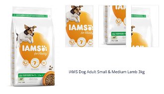 IAMS Dog Adult Small & Medium Lamb 3kg 1