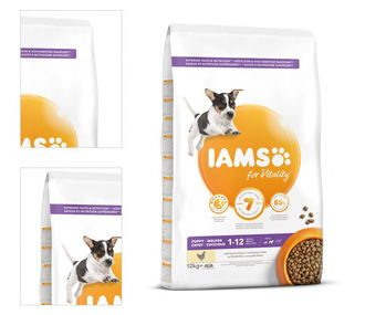 IAMS DOG PUP SMMED CKN 12KG 4