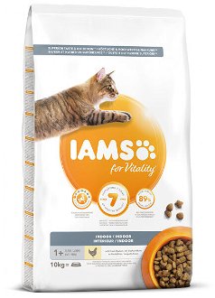 IAMS granuly pre dospelé mačky Indoor kuracie 10kg
