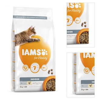 IAMS granuly pre dospelé mačky Indoor kuracie 2kg 3