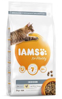IAMS granuly pre dospelé mačky Indoor kuracie 2kg 2