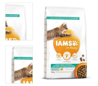 IAMS granuly pre dospelé mačky Weight Control kuracie 10kg 4