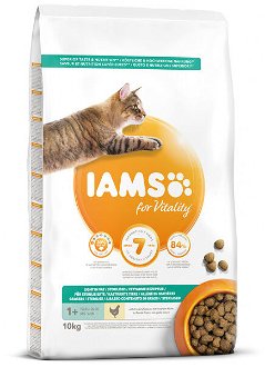 IAMS granuly pre dospelé mačky Weight Control kuracie 10kg