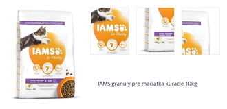 IAMS granuly pre mačiatka kuracie 10kg 1