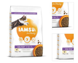 IAMS granuly pre mačiatka kuracie 10kg 3