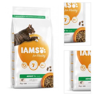 IAMS granuly pre mačky Cat Adult Salmon 2kg 3