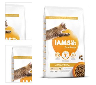 IAMS granuly pre mačky Hairball Reduction kuracie 10kg 4