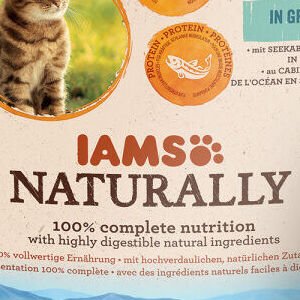 IAMS Naturally Adult Cat with Natural Cod in Gravy 85g 5
