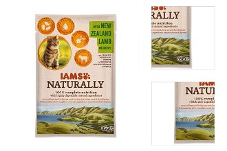 IAMS Naturally Adult Cat with New Zealand Lamb in Gravy 85g 3
