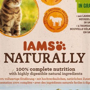 IAMS Naturally Adult Cat with New Zealand Lamb in Gravy 85g 5