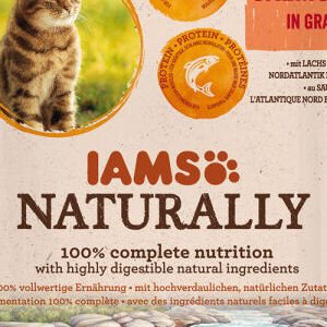 IAMS Naturally Adult Cat with North Atlantic Salmon in Gravy 85g 5