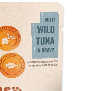 IAMS Naturally Adult Cat with Wild Tuna in Gravy 85g 7