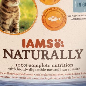 IAMS Naturally Adult Cat with Wild Tuna in Gravy 85g 5
