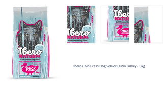 Ibero Cold Press Dog Senior Duck/Turkey - 3kg 1