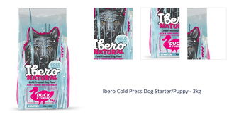 Ibero Cold Press Dog Starter/Puppy - 3kg 1