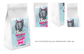 Ibero Cold Press Dog Adult Medium/Large Lamb - 3kg 1