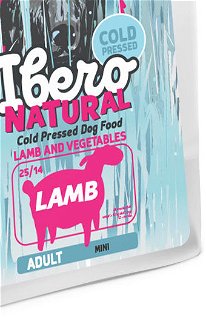 Ibero COLD PRESSED dog  adult   SMALL  LAMB - 3 x (12kg + 3kg GRATIS) 9