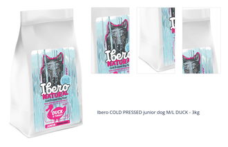 Ibero Cold Press Dog Junior Medium/Large Duck - 3kg 1