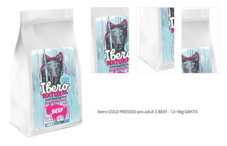 Ibero Cold Press Dog Adult Small Beef - 12kg 1