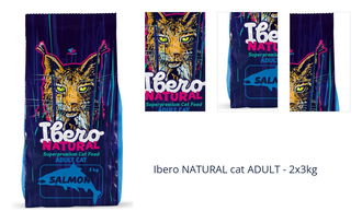 Ibero Natural Cat Adult - 2x3kg 1