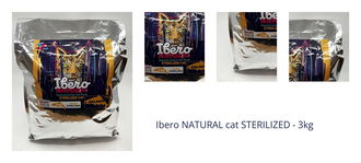 Ibero Natural Cat Sterilized - 3kg 1