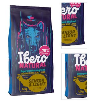 Ibero NATURAL dog SENIOR/LIGHT - 12kg 3