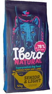 Ibero NATURAL dog SENIOR/LIGHT - 2x3kg