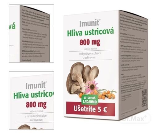 Imunit HLIVA ustricová 800 mg s rakytník. a echin. 9