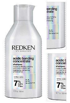 Intenzívne regeneračný šampón pre poškodené vlasy Redken Acidic Bonding Concentrate - 300 ml + darček zadarmo 3