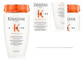 Intenzívne vyživujúci šampón pre veľmi suché vlasy Kérastase Nutritive Bain Satin Riche - 250 ml (E4039600) + darček zadarmo 1