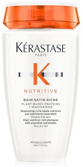 Intenzívne vyživujúci šampón pre veľmi suché vlasy Kérastase Nutritive Bain Satin Riche - 250 ml (E4039600) + darček zadarmo 2