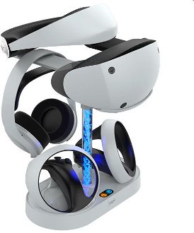 iPega PlayStation 5 VR2 rainbow dual charge sta - OPENBOX (Rozbalený tovar s plnou zárukou)