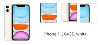 iPhone 11, 64GB, biela 1