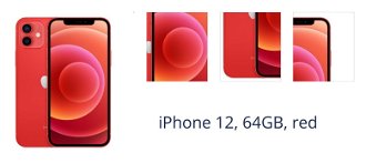 iPhone 12, 64GB, červená 1