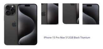 iPhone 15 Pro Max 512GB Black Titanium 1
