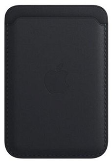iPhone Leather Wallet with MagSafe, midnight