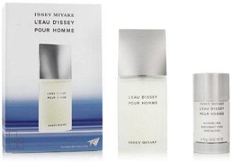 Issey Miyake L´Eau D´Issey Pour Homme - toaletní voda s rozprašovačem 75 ml + tuhý deodorant 75 ml
