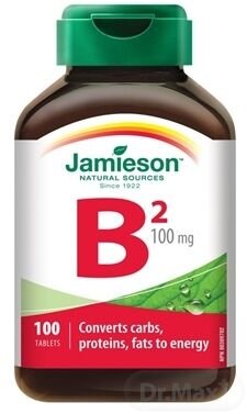 JAMIESON VITAMÍN B2 RIBOFLAVÍN 100 mg
