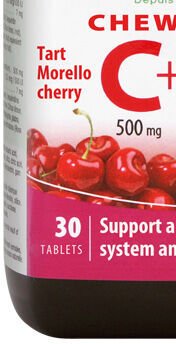 Jamieson Vitamín C+D Cherry 500 mg 30 tbl. 6