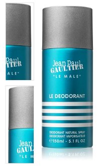 Jean Paul Gaultier Le Male dezodorant v spreji pre mužov 150 ml 4