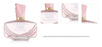 Jeanne Arthes Cassandra Rose Intense parfumovaná voda pre ženy 100 ml 1