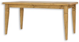 Jedálenský sedliacky stôl 80x120cm mes 03 - k15 hnedá borovica