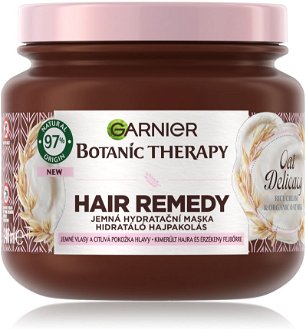 Jemná hydratačná maska na suché vlasy Garnier Botanic Therapy Hair Remedy Oat Delicacy - 340 ml + darček zadarmo 2