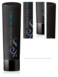 Jemne čistiaci šampón pre lesk vlasov Sebastian Professional Trilliance Shampoo - 250 ml (81593234) + darček zadarmo 1