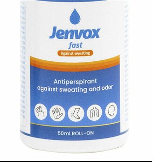 JENVOX Fast Roll-on Potenie a zápach 50 ml 9