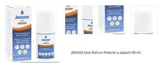 JENVOX Fast Roll-on Potenie a zápach 50 ml 1
