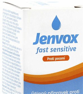 JENVOX Fast Sensitive Roll-on Proti poteniu a zápachu 50 ml 6