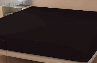 Jersey plachta - čierne - 180 x 200 cm 5